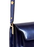 Detail View - Click To Enlarge - MARNI - 'Trunk' mini acccordion patent leather flap bag