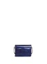 Back View - Click To Enlarge - MARNI - 'Trunk' mini acccordion patent leather flap bag