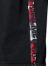 Detail View - Click To Enlarge - MC Q - Oversized floral logo stripe sweatshirt