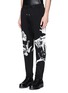 Front View - Click To Enlarge - MC Q - Orchid print French terry sweatpants