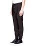 Front View - Click To Enlarge - MC Q - Rib cuff linen blend pants