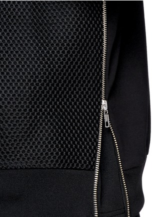 Detail View - Click To Enlarge - MC Q - Oversized mesh front hoodie