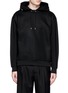 Main View - Click To Enlarge - MC Q - Oversized mesh front hoodie