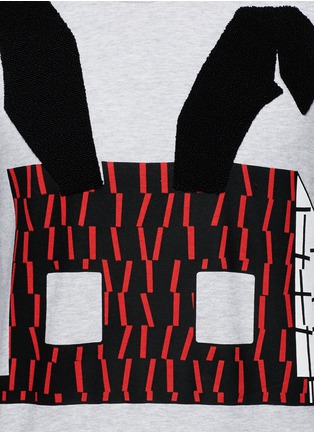 Detail View - Click To Enlarge - MC Q - Angry bunny print sweatshirt