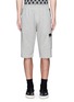 Main View - Click To Enlarge - MC Q - Tape print sweat shorts