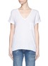 Main View - Click To Enlarge - RAG & BONE - Chest pocket V-neck cotton T-shirt