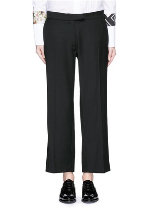 Main View - Click To Enlarge - PREEN BY THORNTON BREGAZZI - 'Terry' lace-up back cropped pants