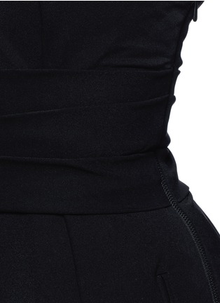 Detail View - Click To Enlarge - PREEN BY THORNTON BREGAZZI - 'Athena' one shoulder pleat dress