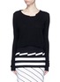 Main View - Click To Enlarge - PREEN BY THORNTON BREGAZZI - 'Shan' cropped cashmere sweater