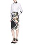 Figure View - Click To Enlarge - PREEN BY THORNTON BREGAZZI - 'Nour' floral border print cotton pencil skirt