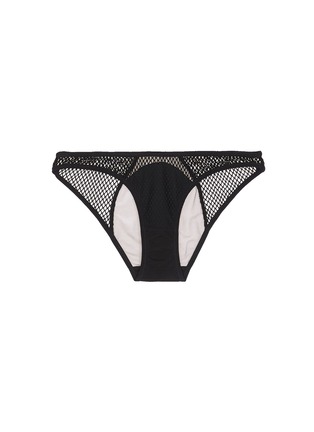 Main View - Click To Enlarge - L'AGENT - 'Gia' stretch mesh tulle mini briefs