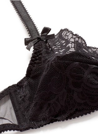 Detail View - Click To Enlarge - L'AGENT - 'Rosella' padded stretch lace balcony bra