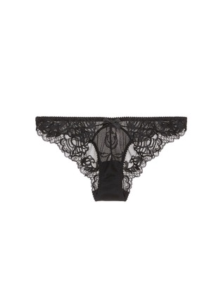 Main View - Click To Enlarge - L'AGENT - 'Rosella' stretch lace tulle mini briefs