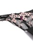 Detail View - Click To Enlarge - L'AGENT - 'Kaity' floral embroidery tulle strappy thong