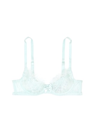 Main View - Click To Enlarge - L'AGENT - 'Idalia' lace tulle non-padded demi bra