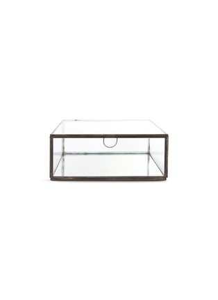 Main View - Click To Enlarge - SHISHI - Small mirror base glass box