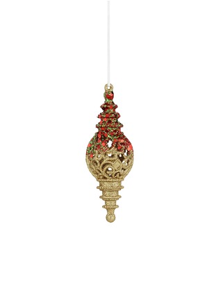 Main View - Click To Enlarge - KURT S ADLER - Icicle Christmas finial ornament