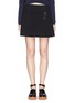 Main View - Click To Enlarge - ACNE STUDIOS - 'Paynton' snap button wool cotton blend skirt