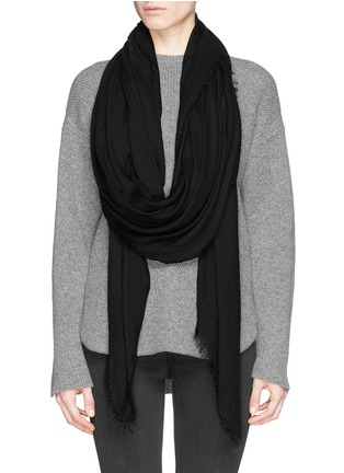 Figure View - Click To Enlarge - FALIERO SARTI - 'Azzurra' modal-cashmere blend scarf