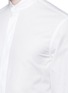 Detail View - Click To Enlarge - ARMANI COLLEZIONI - Mandarin collar cotton shirt