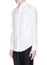 Front View - Click To Enlarge - ARMANI COLLEZIONI - Mandarin collar cotton shirt