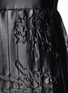 Detail View - Click To Enlarge - MSGM - Star embossed pleat faux leather dress