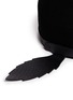 Detail View - Click To Enlarge - SENSI STUDIO - Croc-effect leather tail wool felt cap