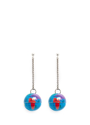 Main View - Click To Enlarge - VENESSA ARIZAGA - 'Around the World' globe drop earrings