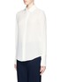 Front View - Click To Enlarge - CHLOÉ - Peter Pan collar silk blouse