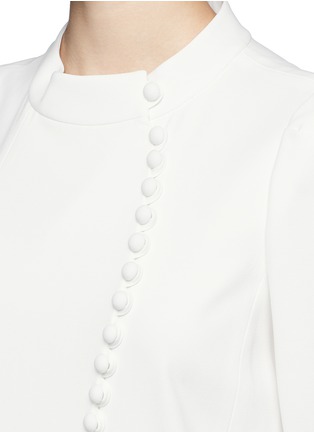 Detail View - Click To Enlarge - CHLOÉ - Asymmetric button front cady dress