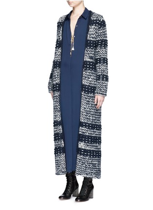 Figure View - Click To Enlarge - CHLOÉ - Chunky wool-alpaca knit coat