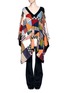 Main View - Click To Enlarge - CHLOÉ - Patchwork wool-silk knit sweater dress