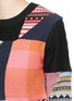 Detail View - Click To Enlarge - CHLOÉ - Patchwork wool-silk knit sweater