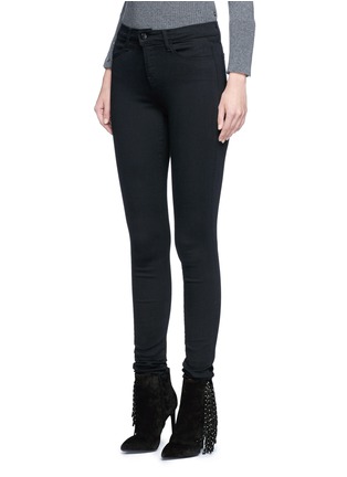 Front View - Click To Enlarge - J BRAND - 'Seriously Black Super Skinny' jeans