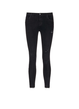 Main View - Click To Enlarge - J BRAND - 'Capri' mid rise cropped skinny jeans