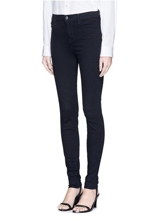 Front View - Click To Enlarge - J BRAND - 'Photo Ready Maria' pinstripe stretch jeans