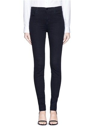 Main View - Click To Enlarge - J BRAND - 'Photo Ready Maria' pinstripe stretch jeans