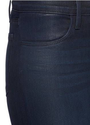 Detail View - Click To Enlarge - J BRAND - 'Alana' coated denim stretch leggings