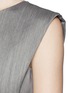 Detail View - Click To Enlarge - LANVIN - Wool-silk fitted flare dress