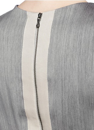 Detail View - Click To Enlarge - LANVIN - Wool-silk fitted flare dress