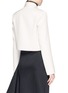 Back View - Click To Enlarge - LANVIN - Collarless bonded wool cropped jacket