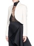 Front View - Click To Enlarge - LANVIN - Collarless bonded wool cropped jacket