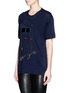 Front View - Click To Enlarge - LANVIN - 'I Love You' acetate bead embroidery T-shirt