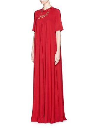 Figure View - Click To Enlarge - LANVIN - Washed crepe gown