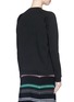 Back View - Click To Enlarge - KENZO - Tiger mesh embroidery cotton sweatshirt