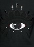 Detail View - Click To Enlarge - KENZO - Beaded eye embroidery sweatshirt