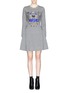 Main View - Click To Enlarge - KENZO - Tiger embroidery sweater skater dress