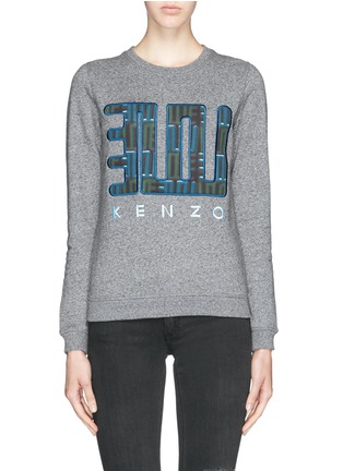Main View - Click To Enlarge - KENZO - 'Love' embroidery sweatshirt