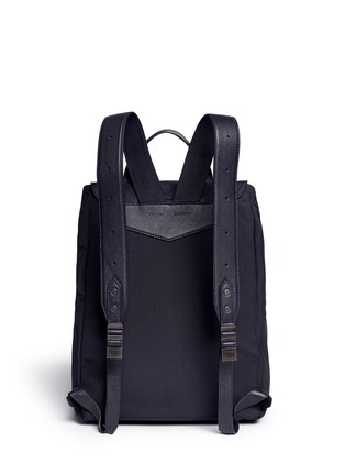 Back View - Click To Enlarge - PROENZA SCHOULER - 'PS1' XL leather nylon backpack
