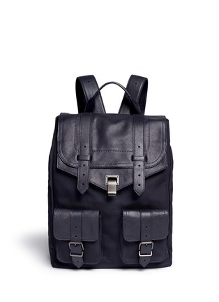 Main View - Click To Enlarge - PROENZA SCHOULER - 'PS1' XL leather nylon backpack